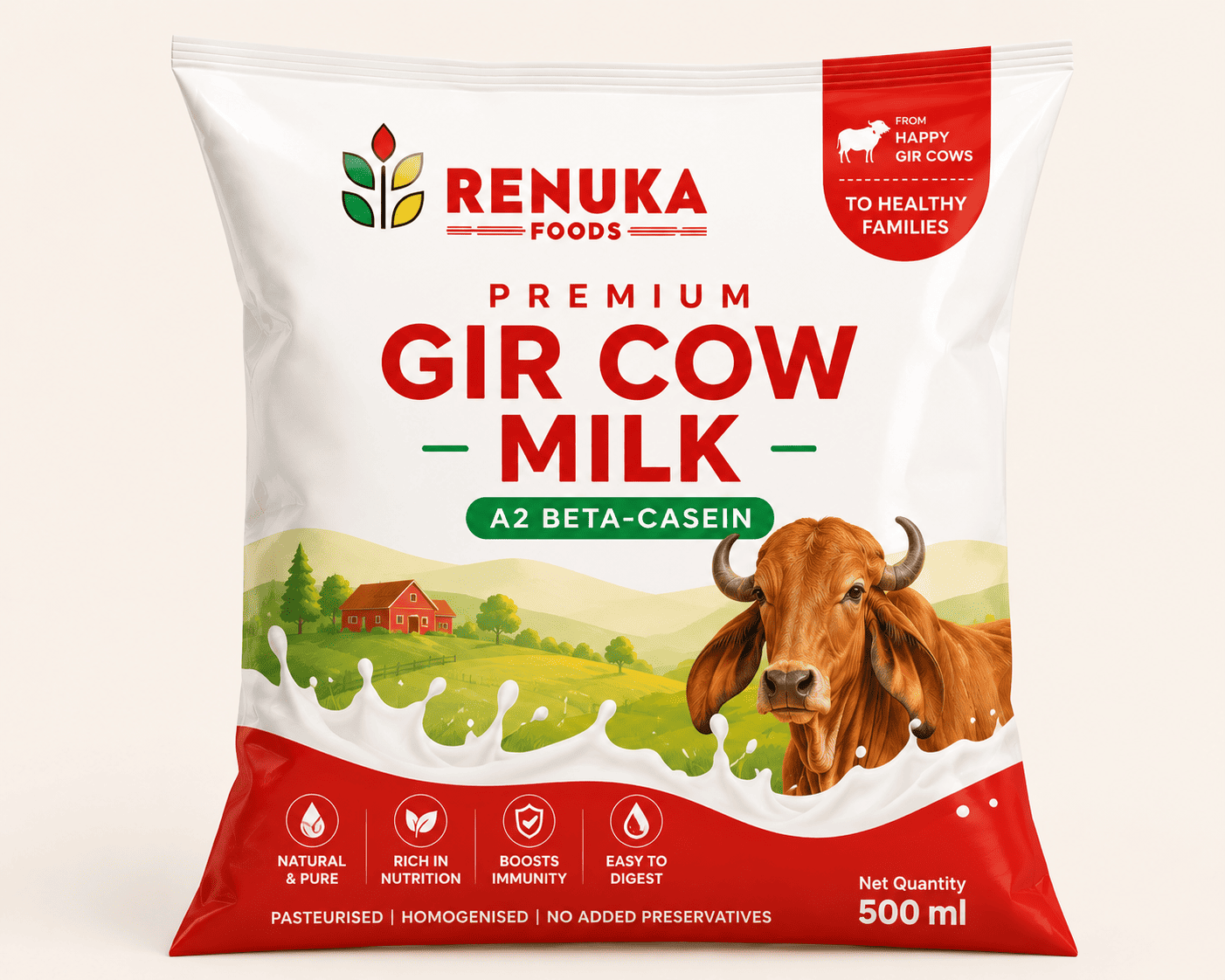 गीर गाईचे दूध A2